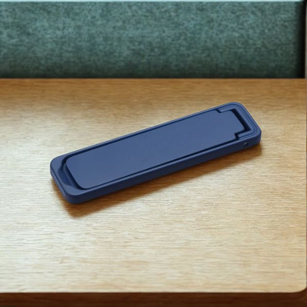 Support de telephone bleu