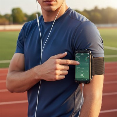 Brassard telephone practicité confortable