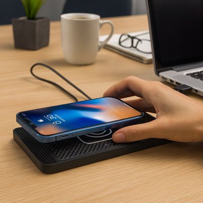 Chargeur induction regardez vos séries tout en chargeant