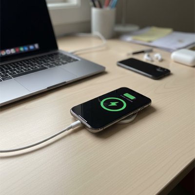Chargeur sans fil compatible avec la plupart des smartphones