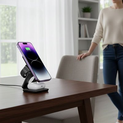 Chargeur sans fil profitez de votre téléphone sans contrainte