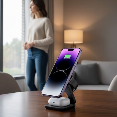 Chargeur sans fil rechargement facile