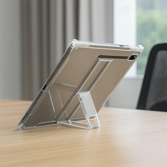 Coque tablette design transparent