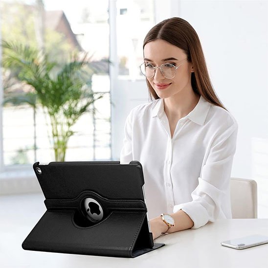Coque tablette inclinaison possible pour assurer une bonne posture