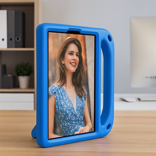 Coque tablette variante bleu