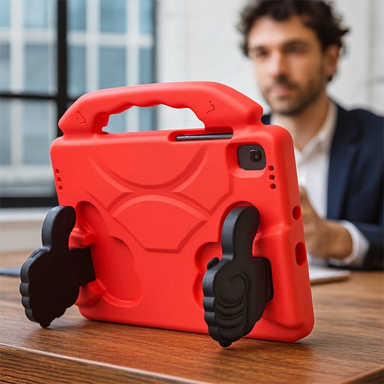 Coque tablette variante rouge
