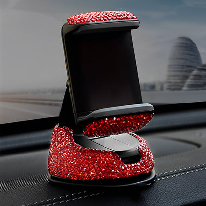 porte-telephone-voiture-rouge