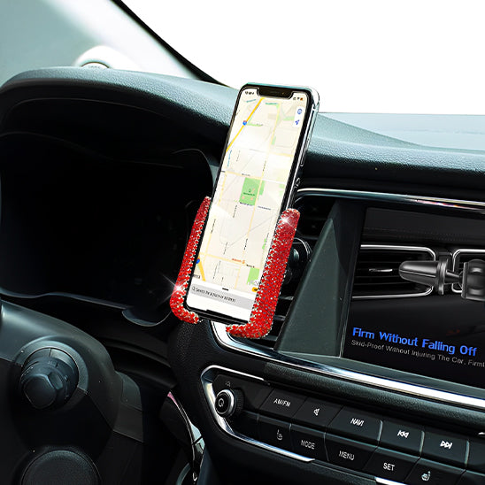 porte-telephone-voiture-rouge