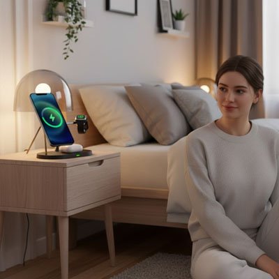 Station de charge design élégant 