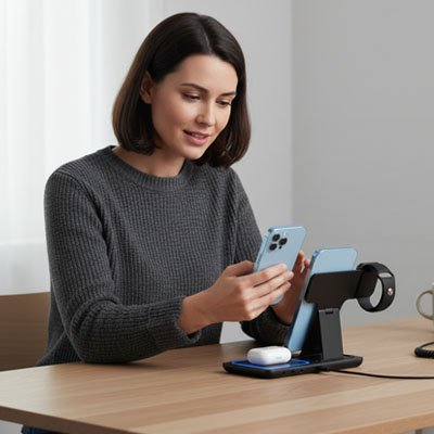 Station de charge regardez vos séries même en rechargeant