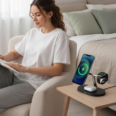 Station de charge regrouper tous vos accessoires en un seul point