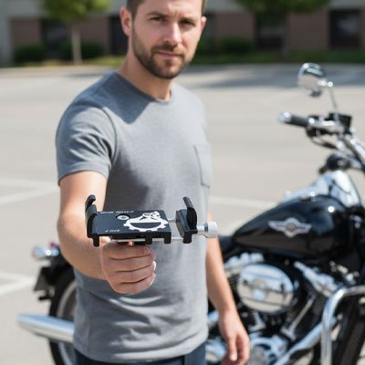 Support moto pour téléphone stabilité garantie