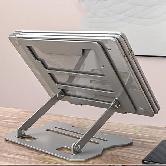 support-pour-ordinateur-materiaux-metal