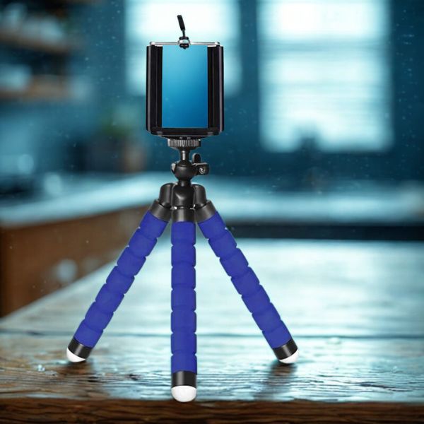 trepied-pour-telephone-bleu