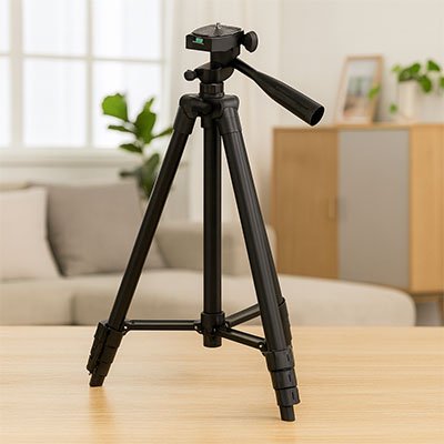Trépied téléphone finition élégante